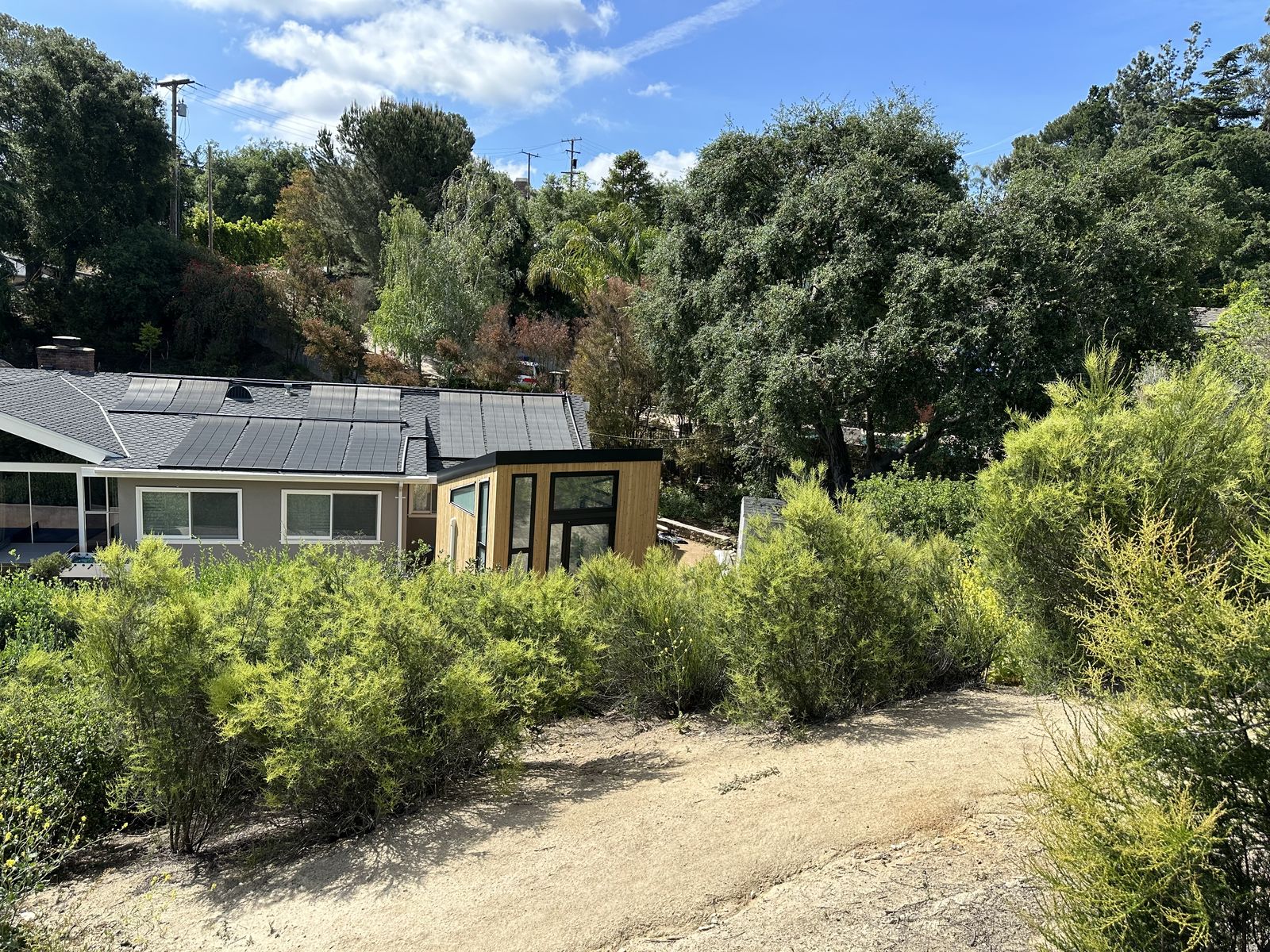 Completed modern home on a By The Foot project