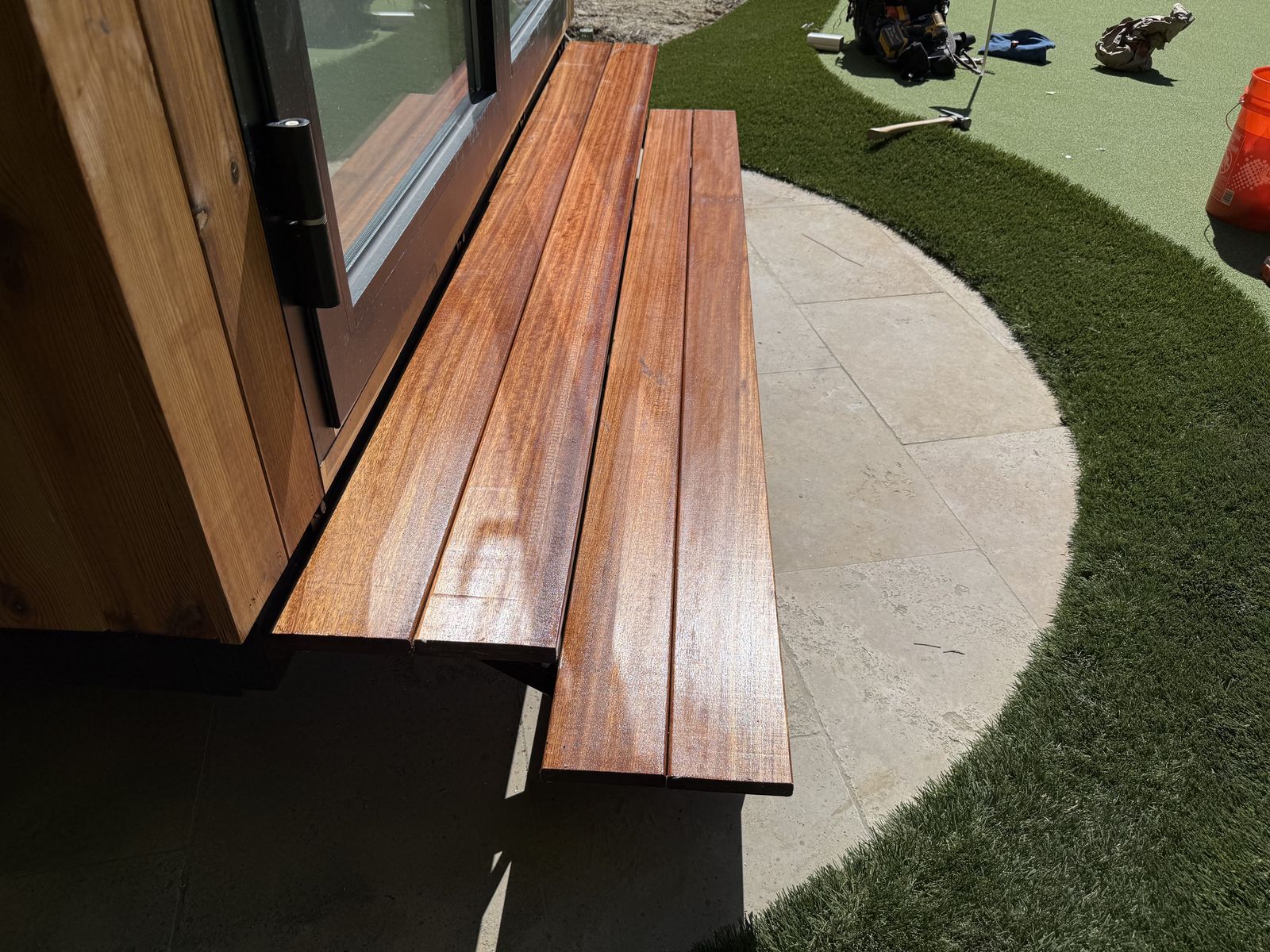 Custom finish carpentry on a By The Foot project